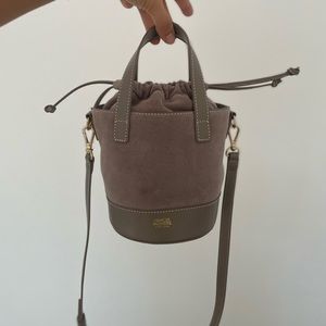 Frances Valentine Suede Small Bucket Bag